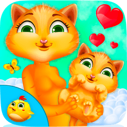 Kitty Take Care New Born Baby - Junior game icon