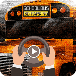 School Bus 3D Parking - Arcade game icon