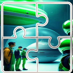 Aliens Photo Tile Quest - Puzzle game icon