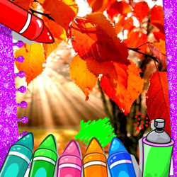 Autumn Coloring Game - Junior game icon