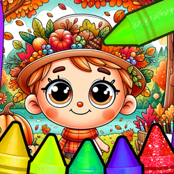 Autumn Coloring Seasons Pages - Junior game icon