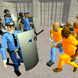 Battle Simulator - Police Prison  - Strategy game icon