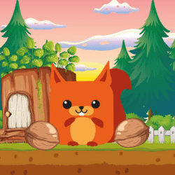 Blocky Squirrel - Adventure game icon