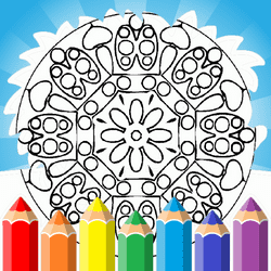 Difficult Coloring Pages - Puzzle game icon