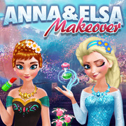 Anna & Elsa Makeover - Girls game icon