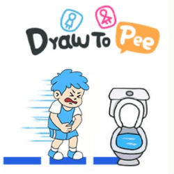 Draw To Pee Toilet Race! - Arcade game icon