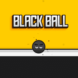 Falling Black Ball - Arcade game icon