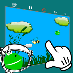 Frog - jumping on clouds - Arcade game icon
