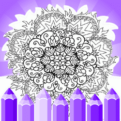 Hard Printable Coloring Pages For Adults - Puzzle game icon