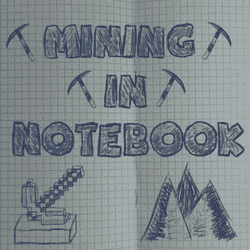 Mining In Notebook - Strategy game icon