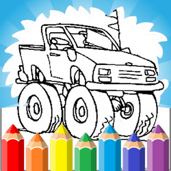 Monster Truck Coloring Pages For Kids - Junior game icon