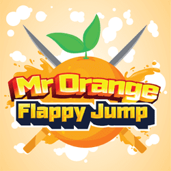 Mr. Orange Flappy Jump - Arcade game icon