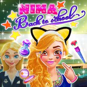 Nina Back To School - Girls game icon