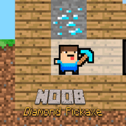 Noob Diamond Pickaxe - Adventure game icon