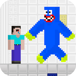 Noob vs Blue Monster - Arcade game icon