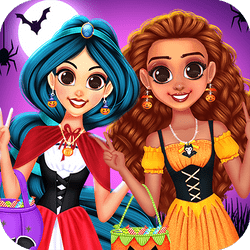 Rainbow Girls Halloween Salon - Junior game icon