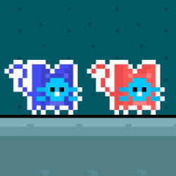 Red and Blue Cat - Arcade game icon