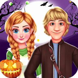 Royal Couple Halloween Party - Puzzle game icon