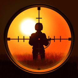 Sniper King 2D The Dark City - Adventure game icon