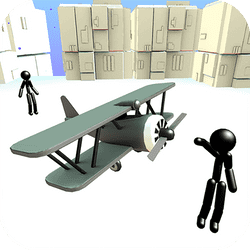 Stickman Airplane - Arcade game icon