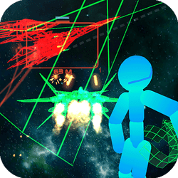 Stickman Space Fighter - Arcade game icon