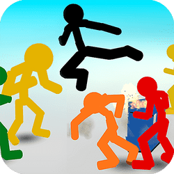 Stickman Street Fighting - Arcade game icon