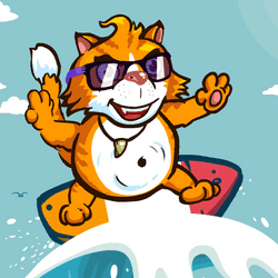 Surfer Cat - Arcade game icon