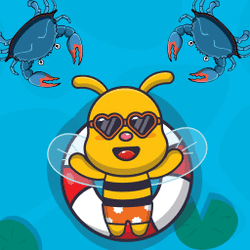 Swimming Bee - Arcade game icon